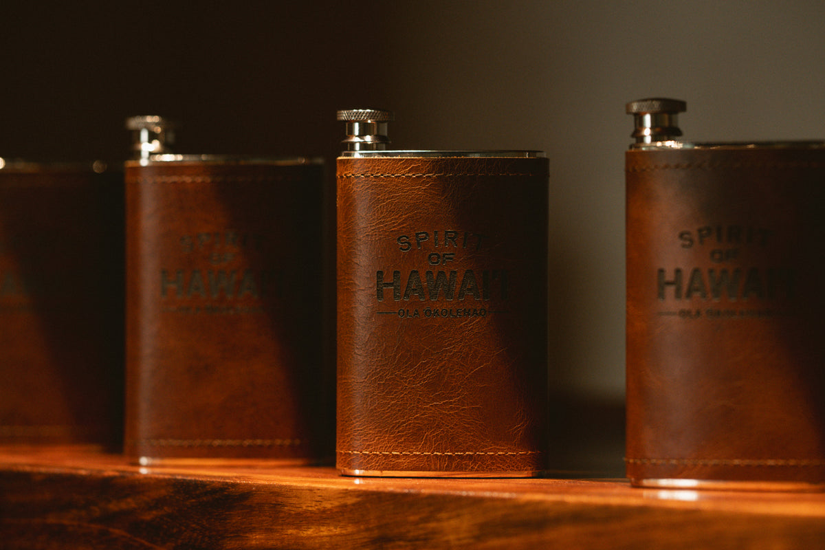 Ola ʻŌkolehao, Spirit of Hawaiʻi Flask (Hilo Pickup)